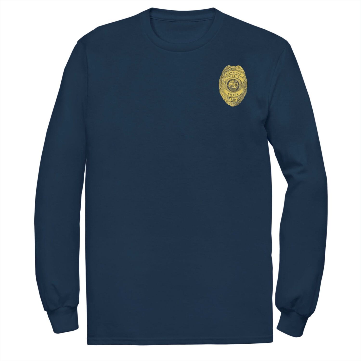 Мужская футболка с левым нагрудным значком полиции Хокинса "Очень странные дела" Хокинса Licensed Character
Мужская футболка с левым нагрудным значком полиции Хокинса "Очень странные дела" Хокинса Licensed Character