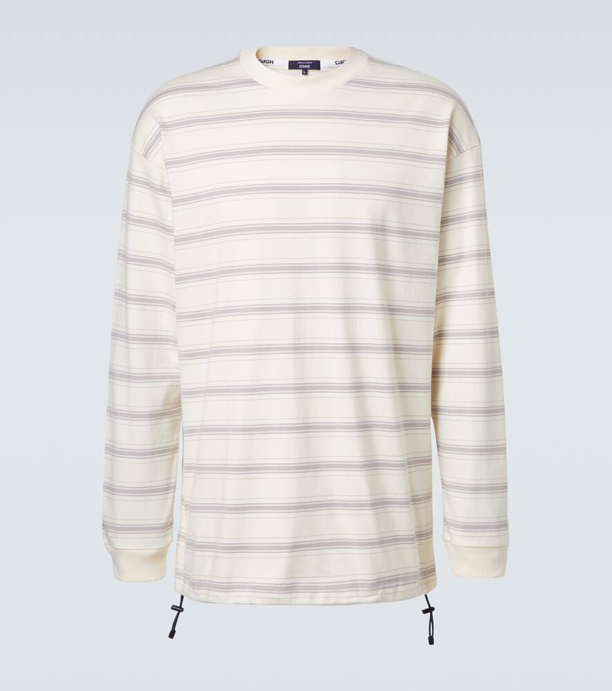 Полосатая хлопковая футболка из джерси Comme des Garçons Homme, Off-White Grey
Полосатая хлопковая футболка из джерси Comme des Garçons Homme, Off-White Grey