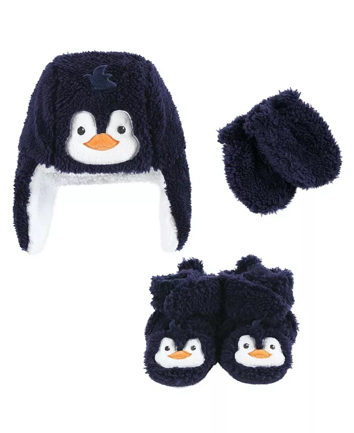 Зимняя теплая шапка-ушанка Hudson для мальчиков, комплект из 3 предметов, варежки и уютные пинетки Hudson Baby, синий
Зимняя теплая шапка-ушанка Hudson для мальчиков, комплект из 3 предметов, варежки и уютные пинетки Hudson Baby, синий