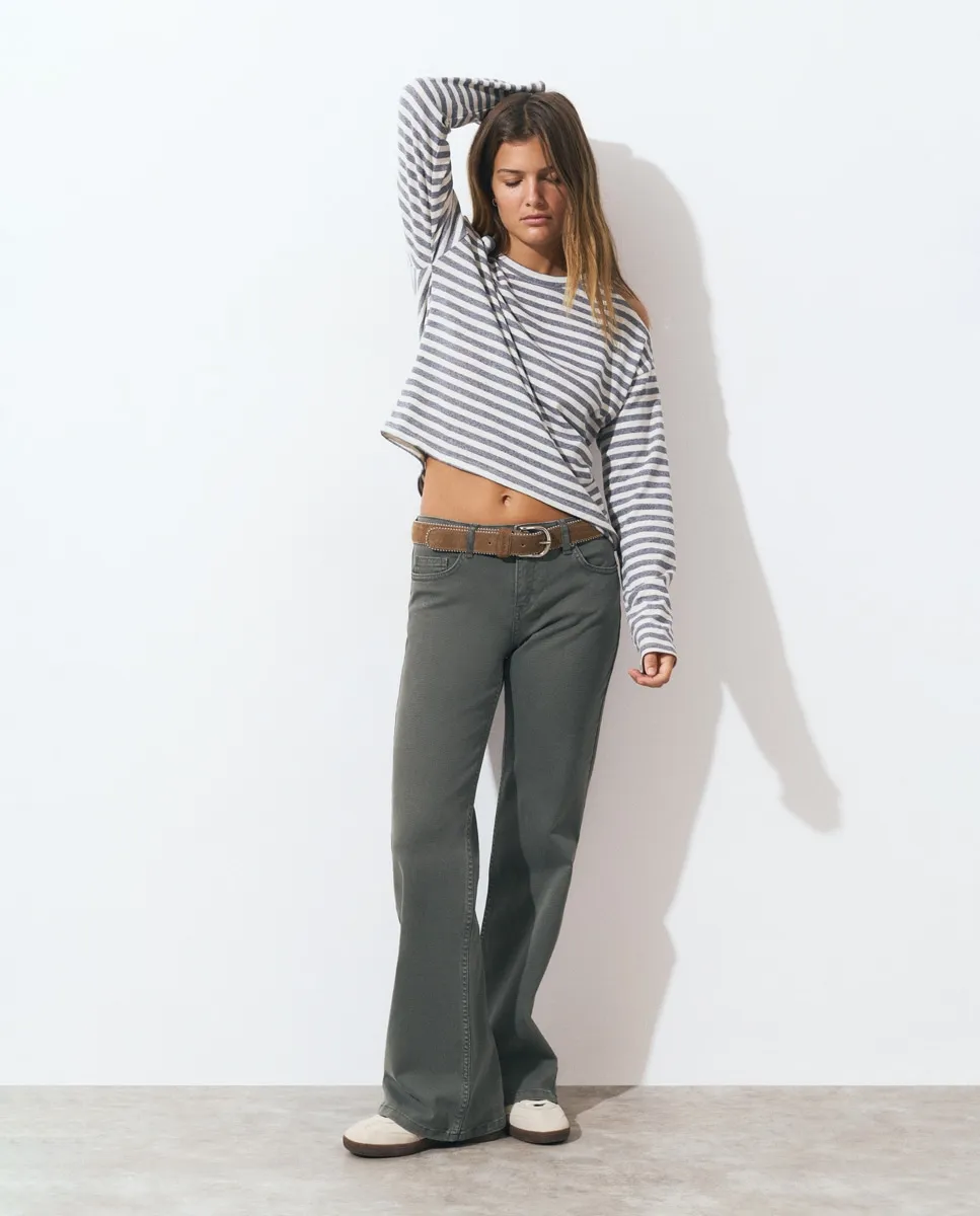 Женские кюлоты с звездами на карманах Brownie, хаки
Женские кюлоты с звездами на карманах Brownie, хаки