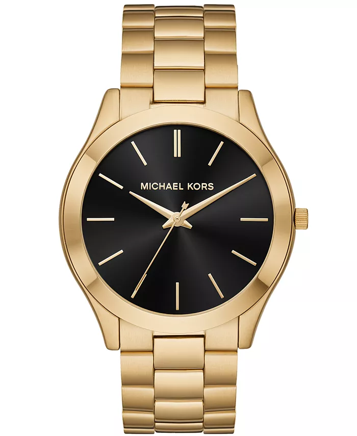 Унисекс-браслетные часы Runway из нержавеющей стали с ионным покрытием, 44 мм, строгий силуэт Michael Kors, золотой
Унисекс-браслетные часы Runway из нержавеющей стали с ионным покрытием, 44 мм, строгий силуэт Michael Kors, золотой