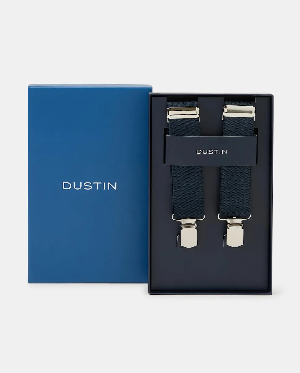 Ремень с двойной полосой Dustin, темно-синий
Ремень с двойной полосой Dustin, темно-синий