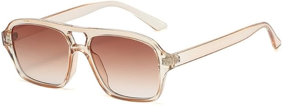 Ретро-солнцезащитные очки с двойной перемычкой для женщин, квадратной формы, модные очки с градиентным переходом цвета, трендовые мужские солнцезащитные очки с линзами Ocean Lens UV400 SKFGNX, Champagne Tea
Ретро-солнцезащитные очки с двойной перемычкой для женщин, квадратной формы, модные очки с градиентным переходом цвета, трендовые мужские солнцезащитные очки с линзами Ocean Lens UV400 SKFGNX, Champagne Tea