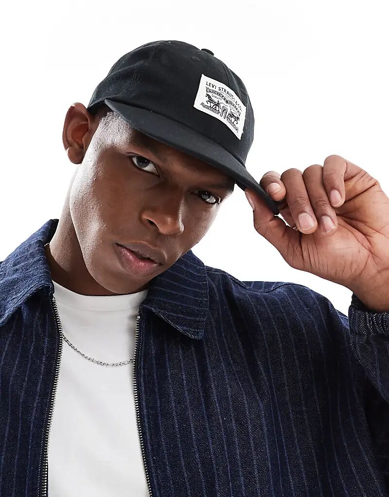 Бейсболка с логотипом Levi's Heritage Label, черного цвета, с комфортом для папы
Бейсболка с логотипом Levi's Heritage Label, черного цвета, с комфортом для папы