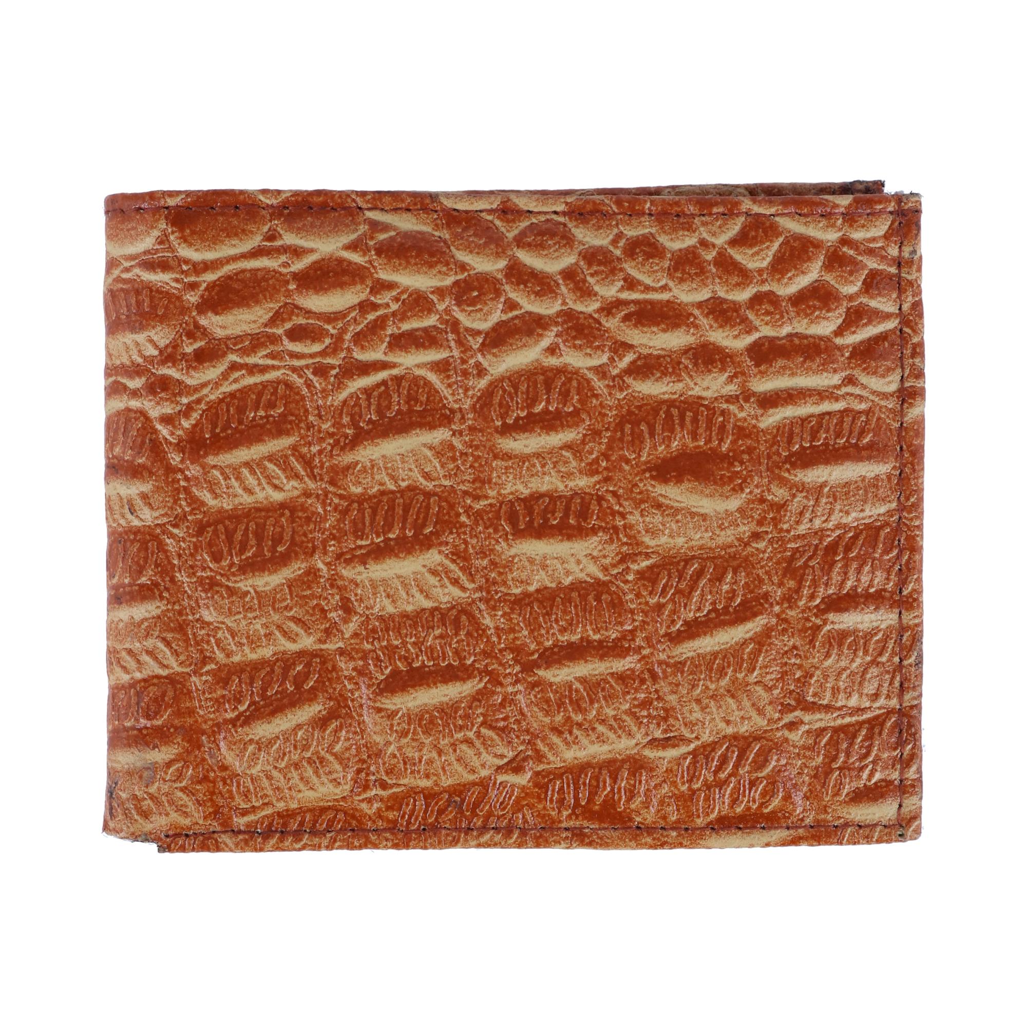 Мужской кошелек с принтом аллигатора в два сложения CTM, цвет honey
Мужской кошелек с принтом аллигатора в два сложения CTM, цвет honey