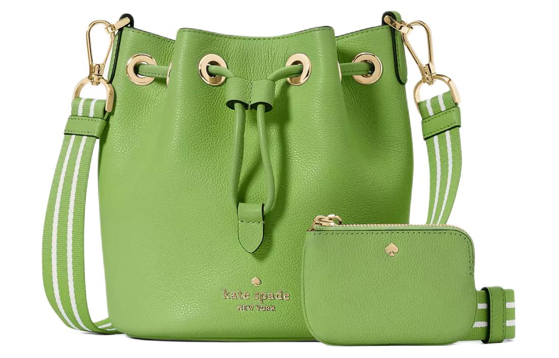 Kate Spade Кожаная сумка-ведро через плечо мини женская призрачно-зеленая
Kate Spade Кожаная сумка-ведро через плечо мини женская призрачно-зеленая