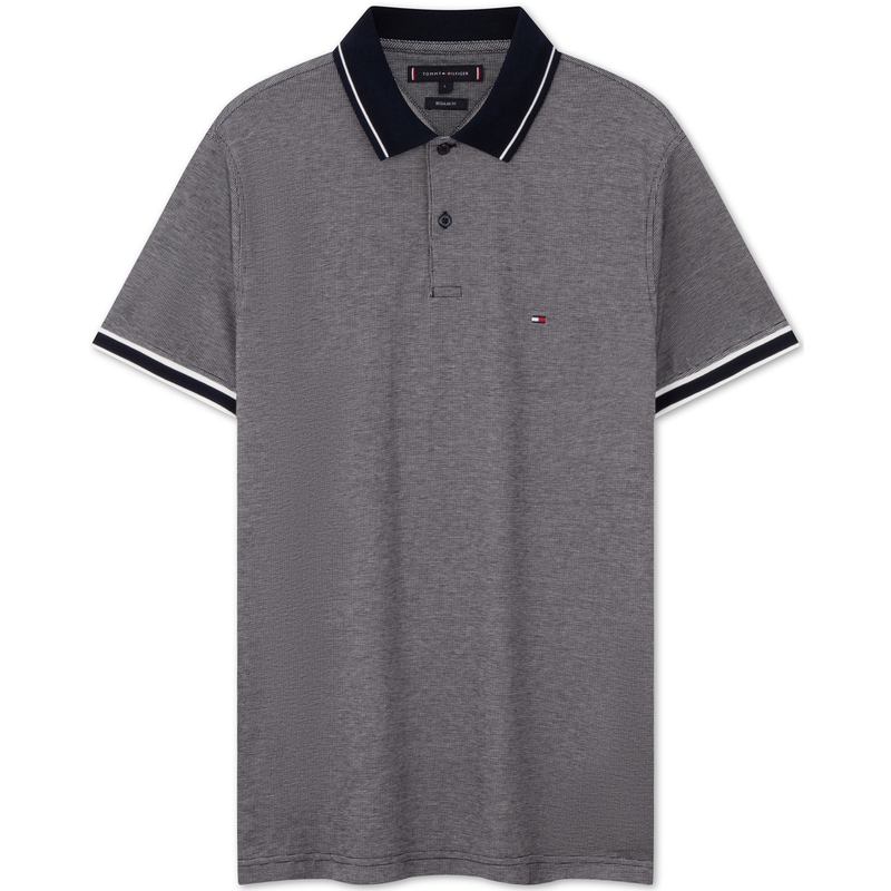 Хлопковая поло с вышитым логотипом Tommy Hilfiger, темно-серый
Хлопковая поло с вышитым логотипом Tommy Hilfiger, темно-серый