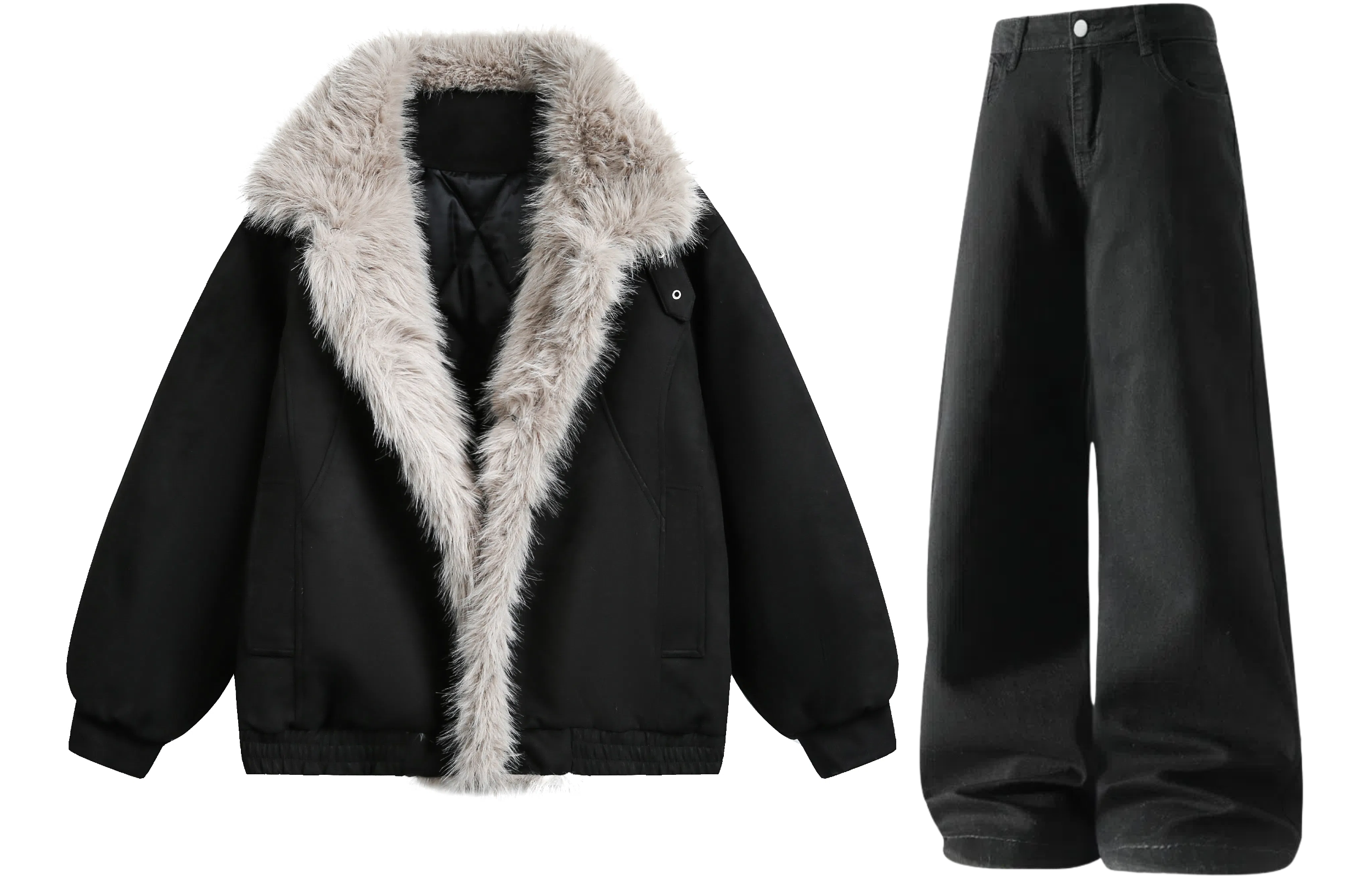 Повседневный спортивный костюм Unisex с лацканами, утолщенный и с флисовой подкладкой X1617, черный top+черный pants fleece-lined
Повседневный спортивный костюм Unisex с лацканами, утолщенный и с флисовой подкладкой X1617, черный top+черный pants fleece-lined