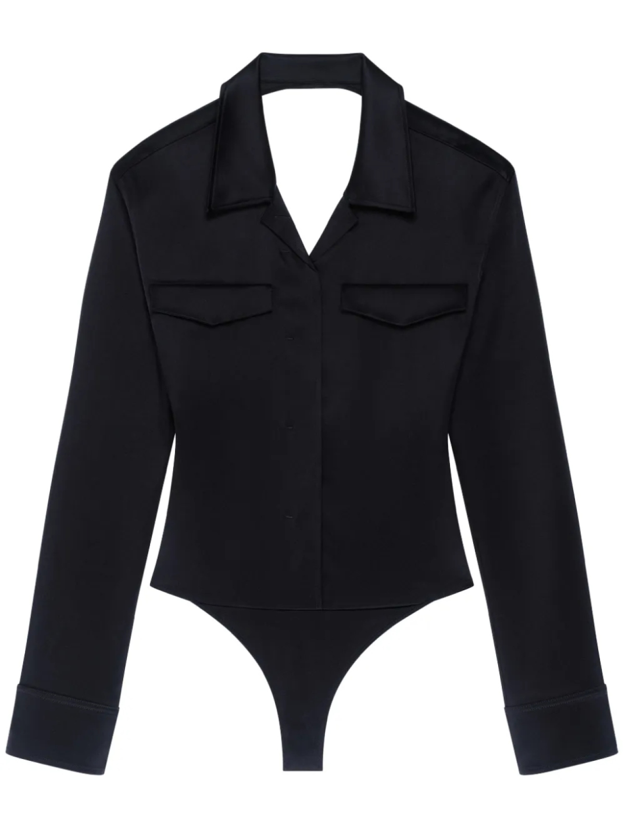 Рубашка Courrèges с открытой спиной, черный
Рубашка Courrèges с открытой спиной, черный