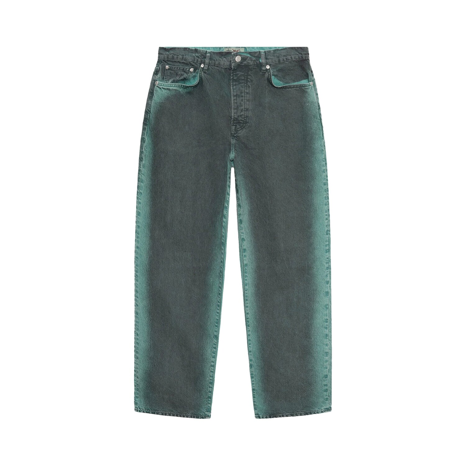 Джинсы Stussy Spray Dye Big Old, черные 
Джинсы Stussy Spray Dye Big Old, черные