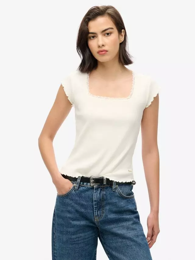 Футболка Superdry Essential Organic Cotton Square Neck, цвет off/white
Футболка Superdry Essential Organic Cotton Square Neck, цвет off/white