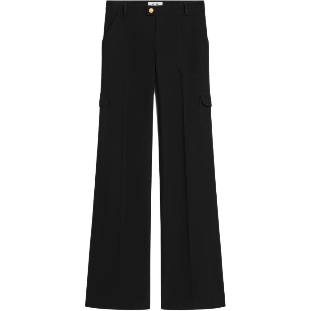 Брюки-карго прямого кроя Celine, черный
Брюки-карго прямого кроя Celine, черный