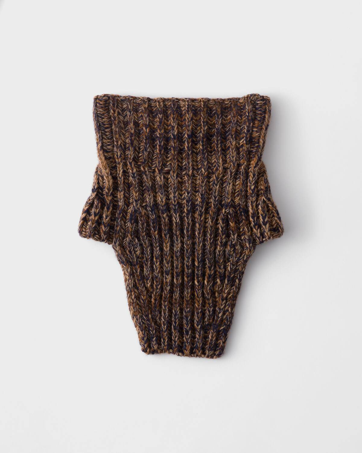 Воротник-обманка из шерсти и кашемира Prada, коричневый
Воротник-обманка из шерсти и кашемира Prada, коричневый