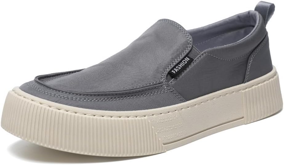 Мужские модные слипоны, повседневные лоферы на платформе из холста Tazimall, серый
Мужские модные слипоны, повседневные лоферы на платформе из холста Tazimall, серый