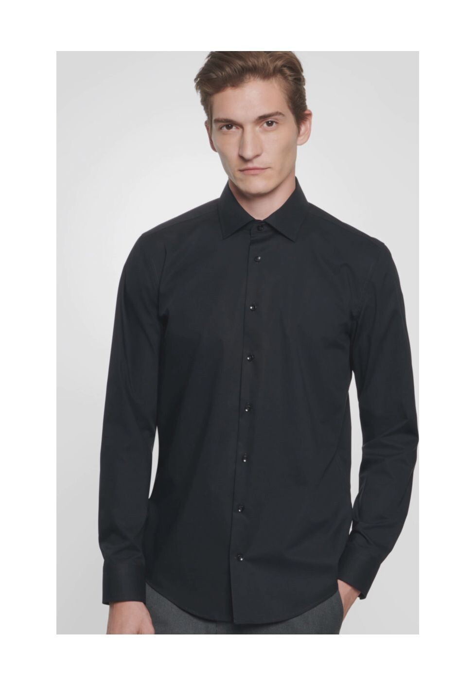 Рубашка деловая, приталенного кроя, воротник Кент, мужская seidensticker
Рубашка деловая, приталенного кроя, воротник Кент, мужская seidensticker