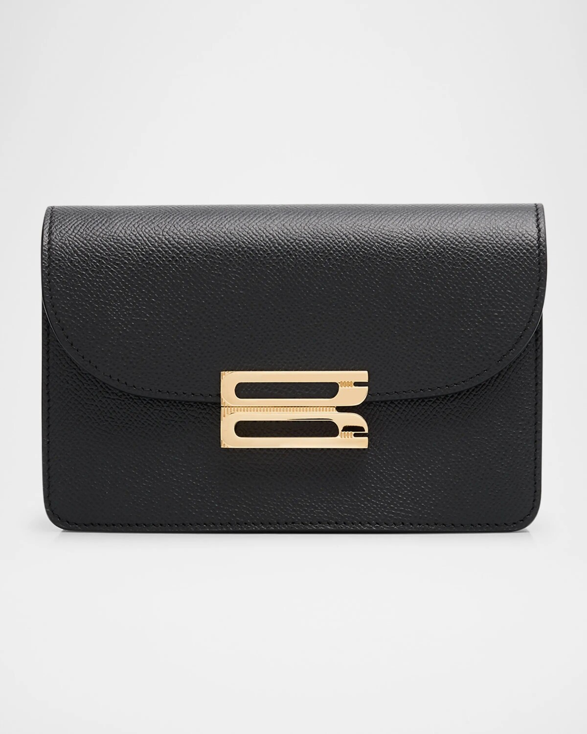 Кожаная сумка через плечо с пряжкой Nano и клапаном Victoria Beckham, черный
Кожаная сумка через плечо с пряжкой Nano и клапаном Victoria Beckham, черный