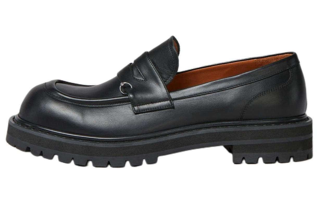 Пенни-Лоферы с круглым носком MARNI, черные
Пенни-Лоферы с круглым носком MARNI, черные