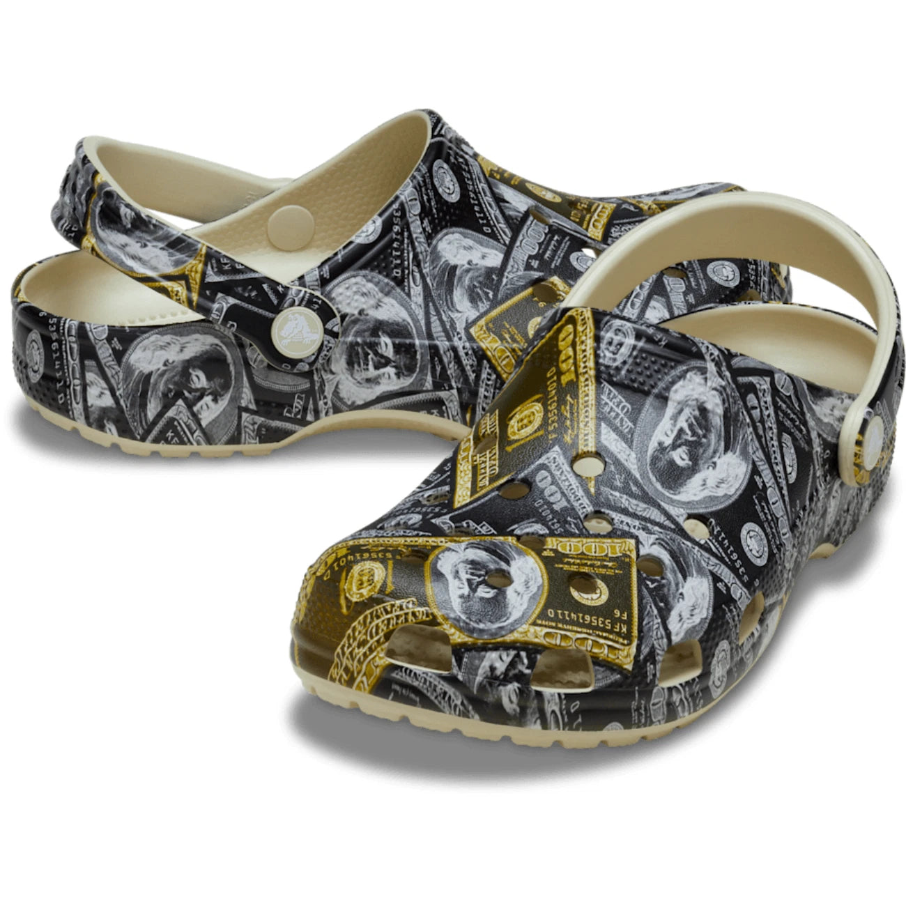 Мужские сабо Crocs Classic Money 211968-2Y2 с принтом "костяной узор", удобные, модель JAX530, мультиколор
Мужские сабо Crocs Classic Money 211968-2Y2 с принтом "костяной узор", удобные, модель JAX530, мультиколор