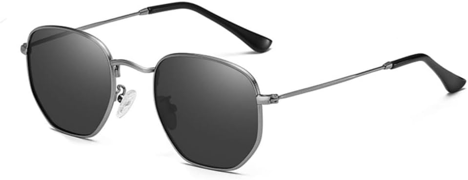 Классические поляризованные солнцезащитные очки для мужчин и женщин, шестиугольные солнцезащитные очки в стиле ретро, оправа из нержавеющей стали MTZJH, C2 Gun Black
Классические поляризованные солнцезащитные очки для мужчин и женщин, шестиугольные солнцезащитные очки в стиле ретро, оправа из нержавеющей стали MTZJH, C2 Gun Black