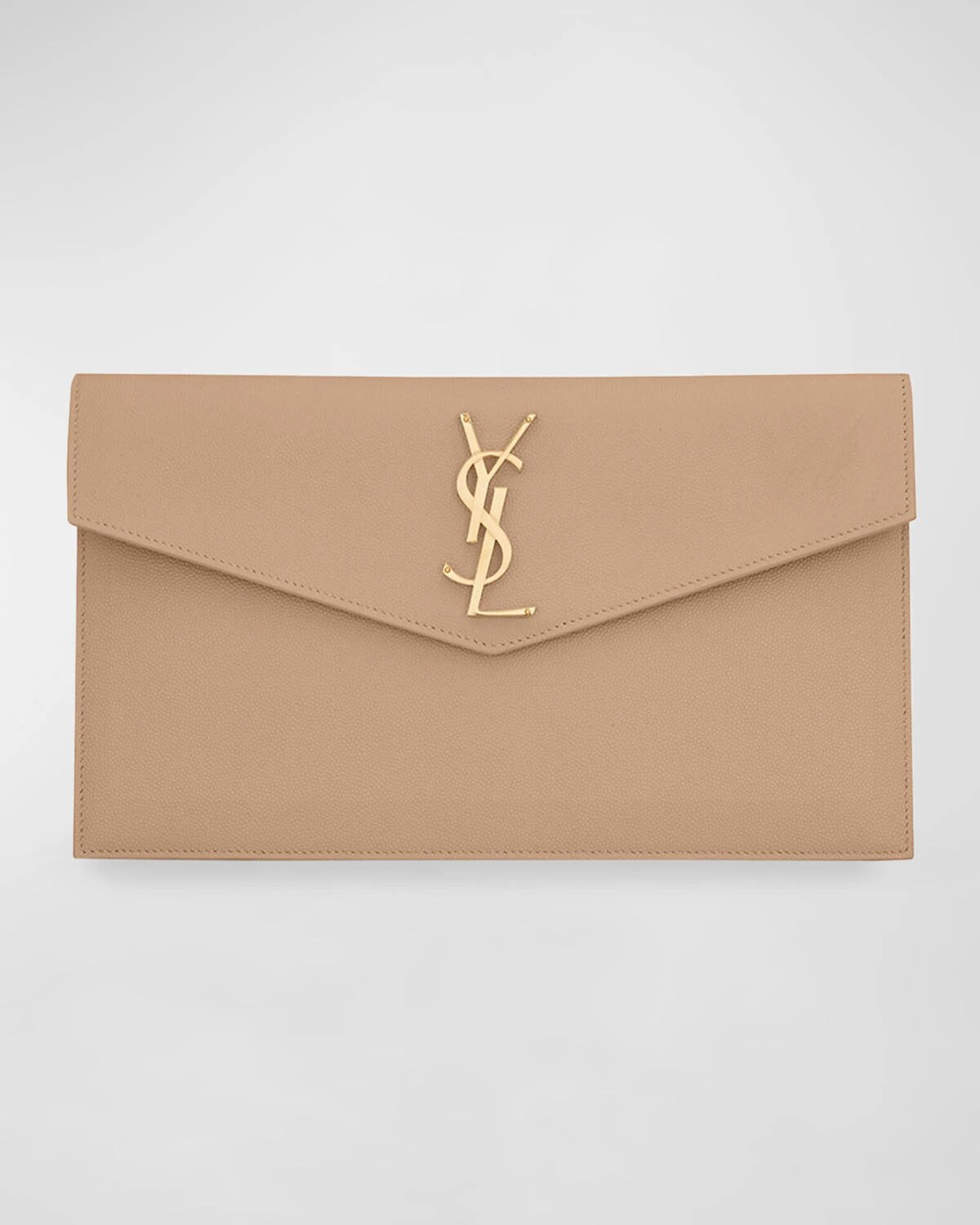 Клатч Uptown YSL из зерненой кожи Saint Laurent, цвет Dark Beige
Клатч Uptown YSL из зерненой кожи Saint Laurent, цвет Dark Beige
