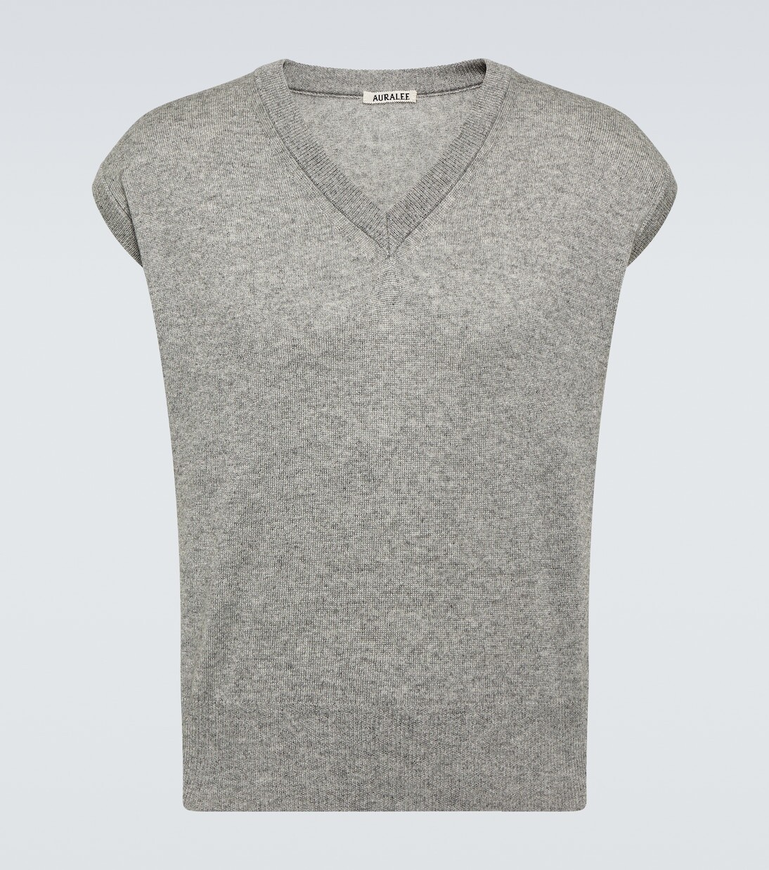 Жилет-свитер из кашемира и шелка Auralee, серый
Жилет-свитер из кашемира и шелка Auralee, серый