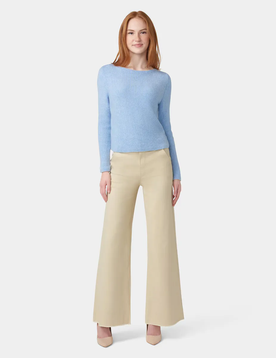 Женские эластичные джинсовые брюки с необработанным краем и широкими штанинами Hue, бежевый
Женские эластичные джинсовые брюки с необработанным краем и широкими штанинами Hue, бежевый