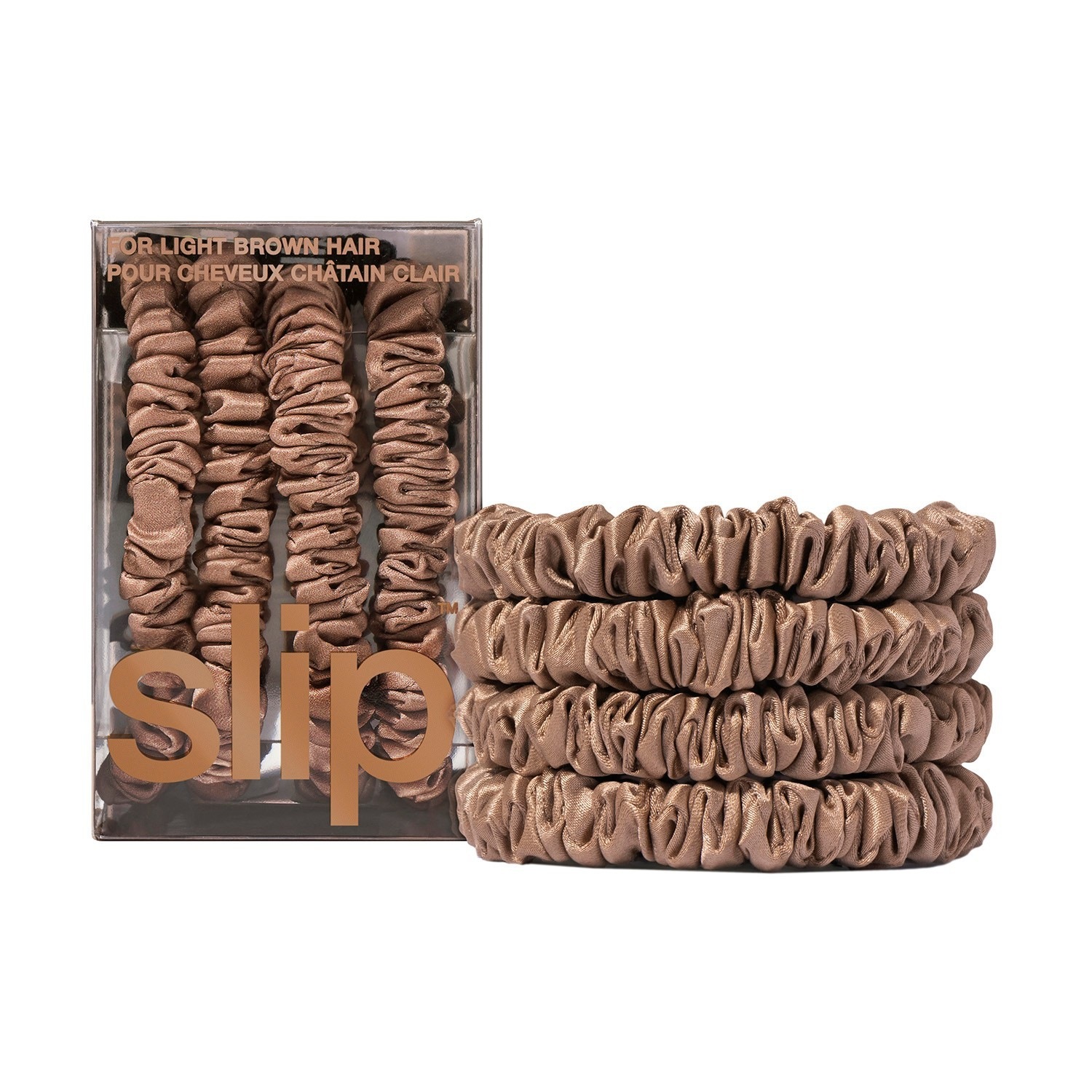 Резинка для волос schmal scrunchies back to basics, reine seide - kupfer Slip, light brown, количество 1 шт.
Резинка для волос schmal scrunchies back to basics, reine seide - kupfer Slip, light brown, количество 1 шт.