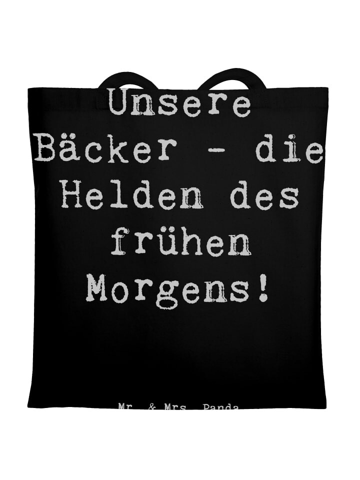 Сумка для переноски Mr & Mrs Panda Bäcker Helden, черный
Сумка для переноски Mr & Mrs Panda Bäcker Helden, черный