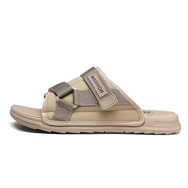 Мужские тапочки-слайды, устойчивые к истиранию, антибактериальные, устойчивые к запахам WARRIOR, Khaki 
Мужские тапочки-слайды, устойчивые к истиранию, антибактериальные, устойчивые к запахам WARRIOR, Khaki
