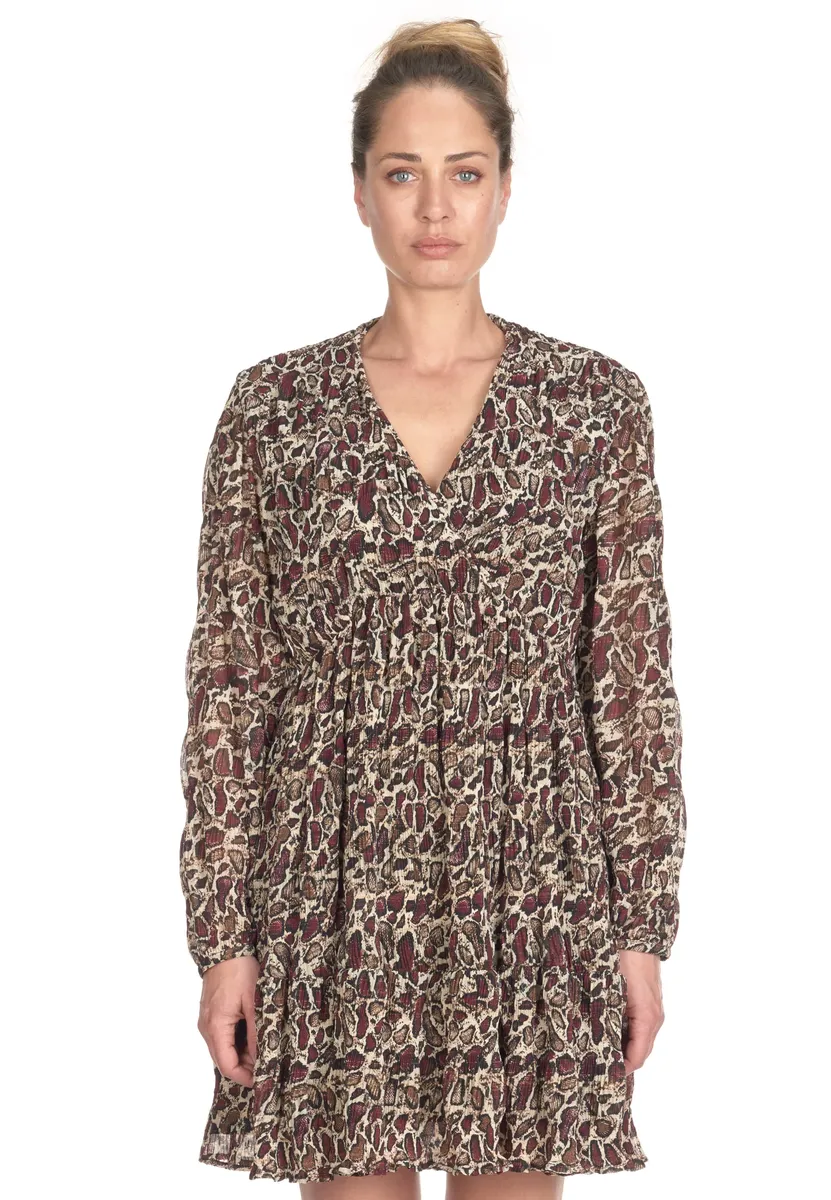 Платье из джерси Le Temps Des Cerises "MIHABEL" с великолепным животным принтом, красный
Платье из джерси Le Temps Des Cerises "MIHABEL" с великолепным животным принтом, красный