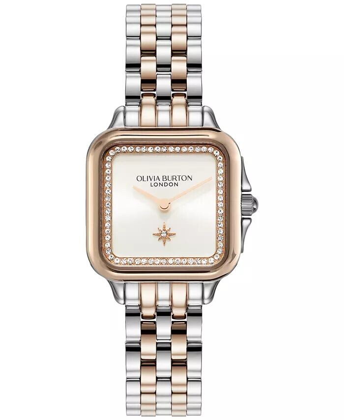 Женские двухцветные часы Grosvenor из нержавеющей стали, 28 мм Olivia Burton, серебро
Женские двухцветные часы Grosvenor из нержавеющей стали, 28 мм Olivia Burton, серебро