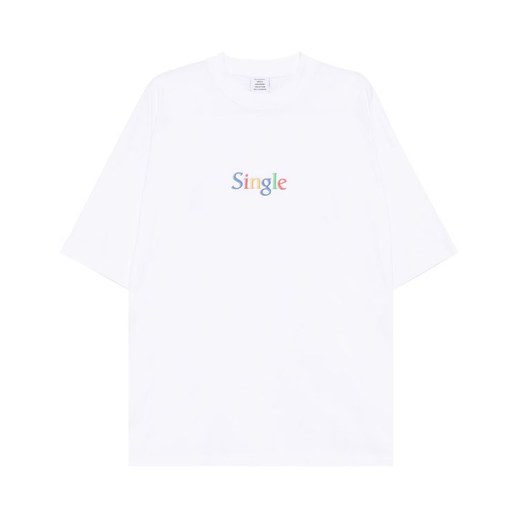 Футболка Vetements Single Oversized T-Shirt 'White', белый
Футболка Vetements Single Oversized T-Shirt 'White', белый