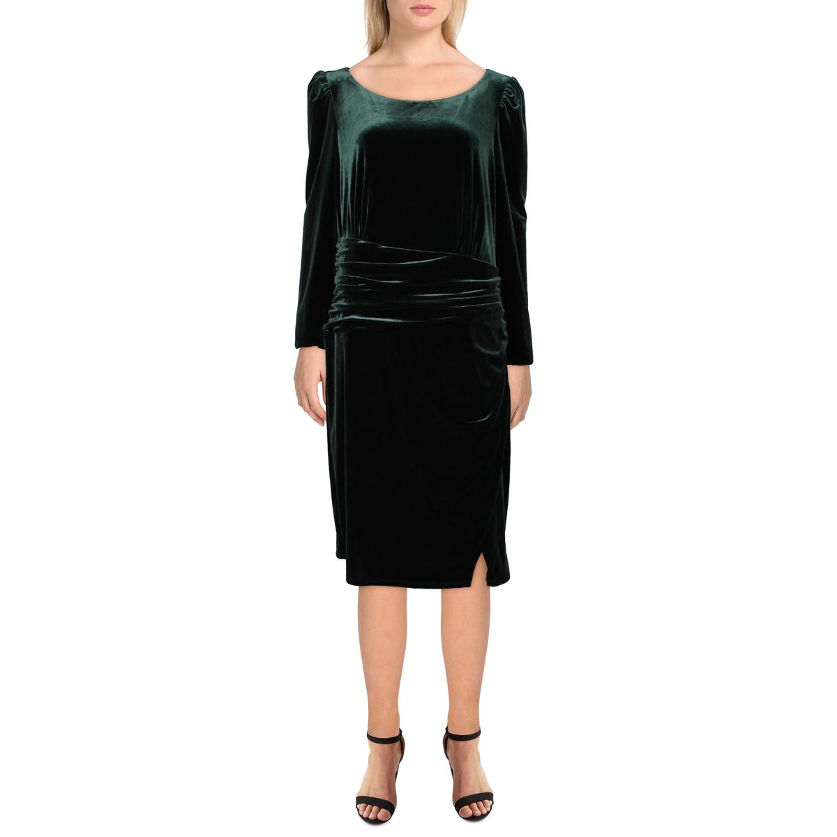 Женское платье-трапеция длиной до колена с оборками Lauren Ralph Lauren, цвет dark season green
Женское платье-трапеция длиной до колена с оборками Lauren Ralph Lauren, цвет dark season green