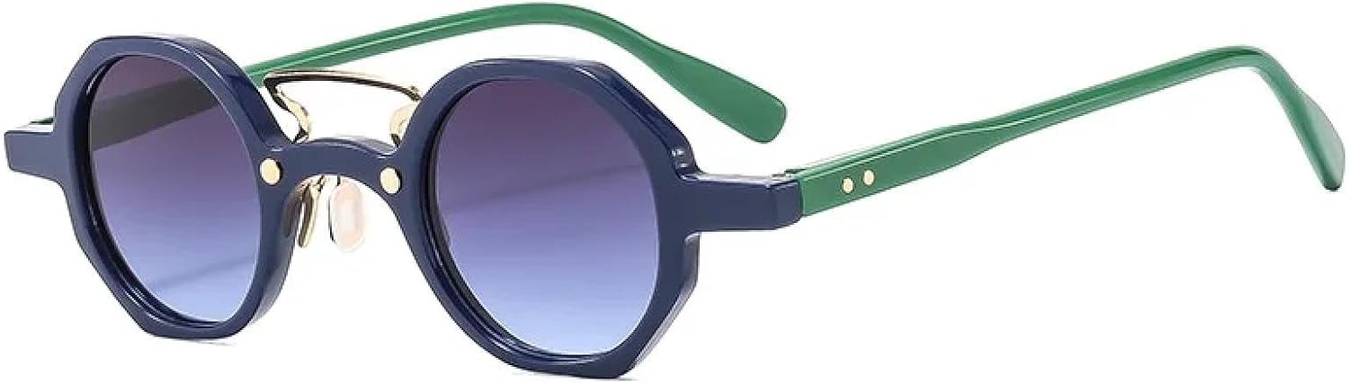 Солнцезащитные очки с защитой от УФ-излучения UV400 | Маленькие круглые прозрачные линзы Ocean | для женщин и мужчин, для занятий спортом на открытом воздухе и вождения DSVIGF, Blue
Солнцезащитные очки с защитой от УФ-излучения UV400 | Маленькие круглые прозрачные линзы Ocean | для женщин и мужчин, для занятий спортом на открытом воздухе и вождения DSVIGF, Blue