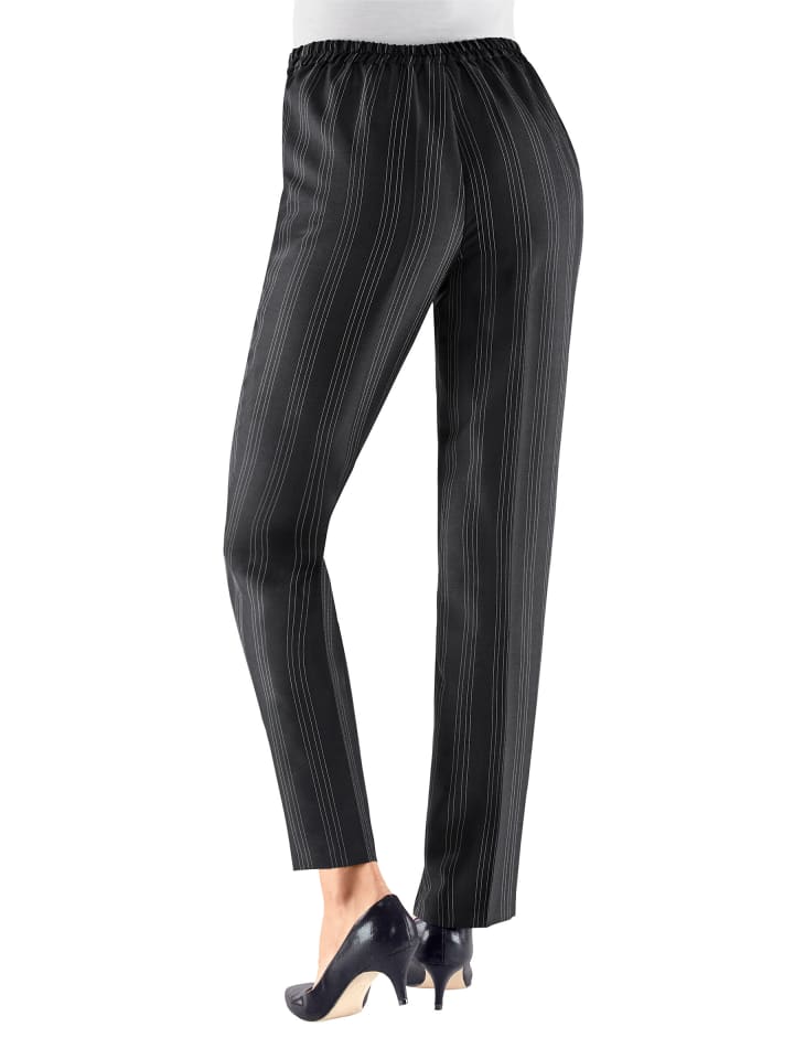 Брюки-карго черного цвета с черными полосками WITT WEIDEN
Брюки-карго черного цвета с черными полосками WITT WEIDEN