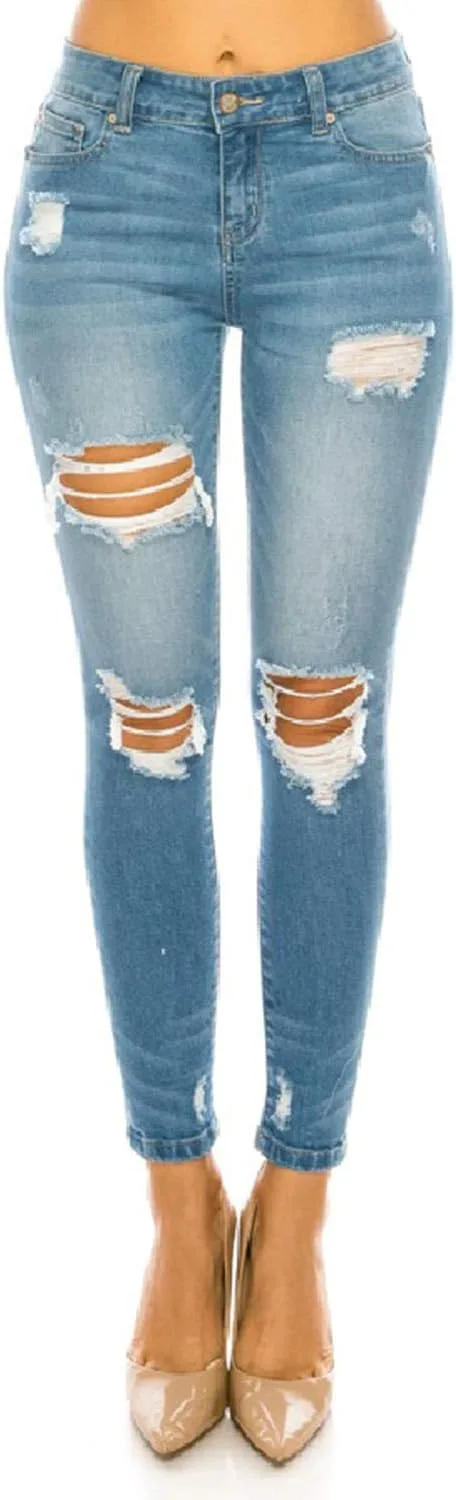 Benian женские джинсы скинни с 5 карманами, mid rise, укороченные, потертые
Benian женские джинсы скинни с 5 карманами, mid rise, укороченные, потертые