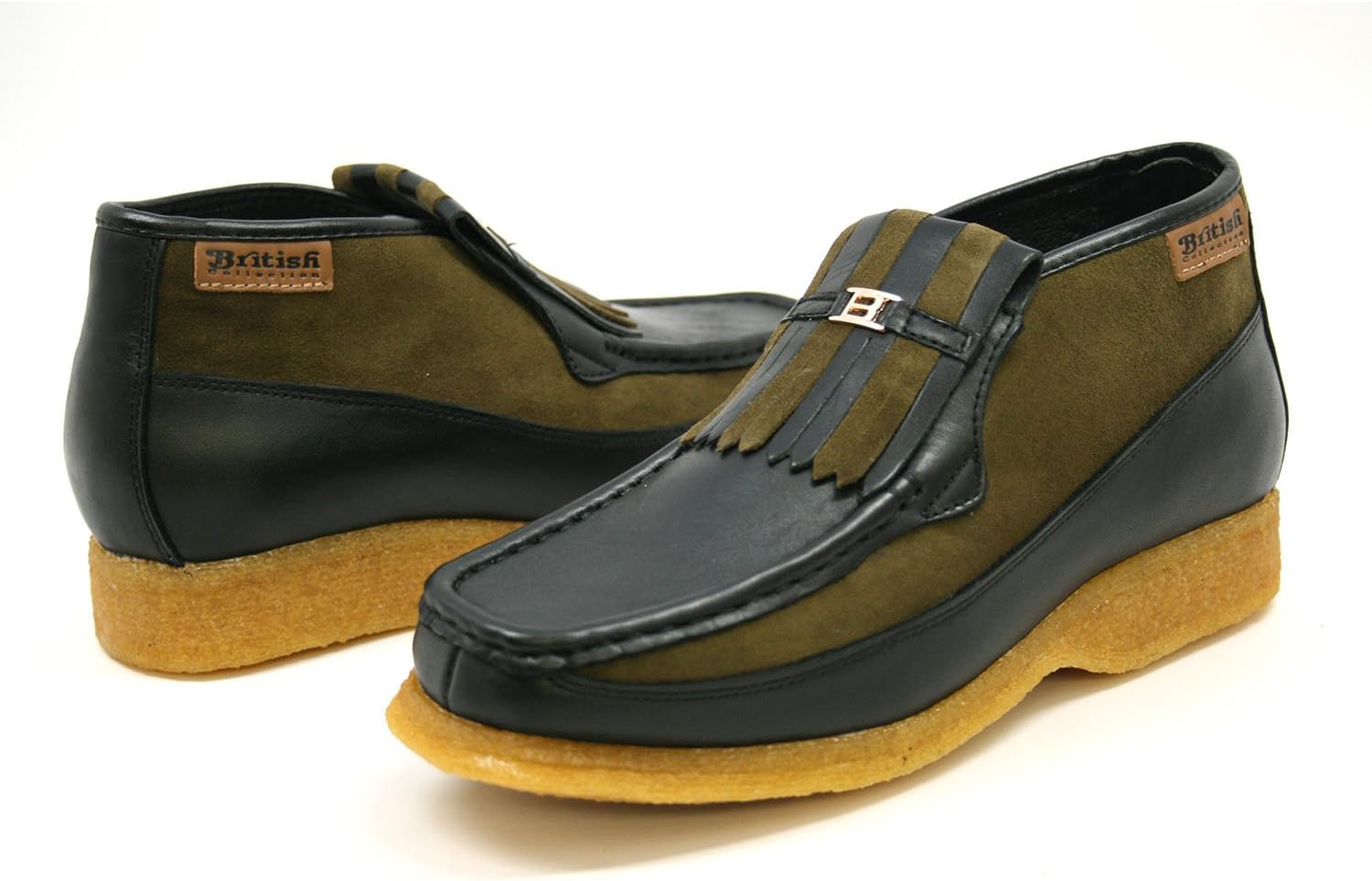 Мужская обувь British Collection Apollo слипоны из кожи, длиной до щиколотки, черный/зеленый
Мужская обувь British Collection Apollo слипоны из кожи, длиной до щиколотки, черный/зеленый