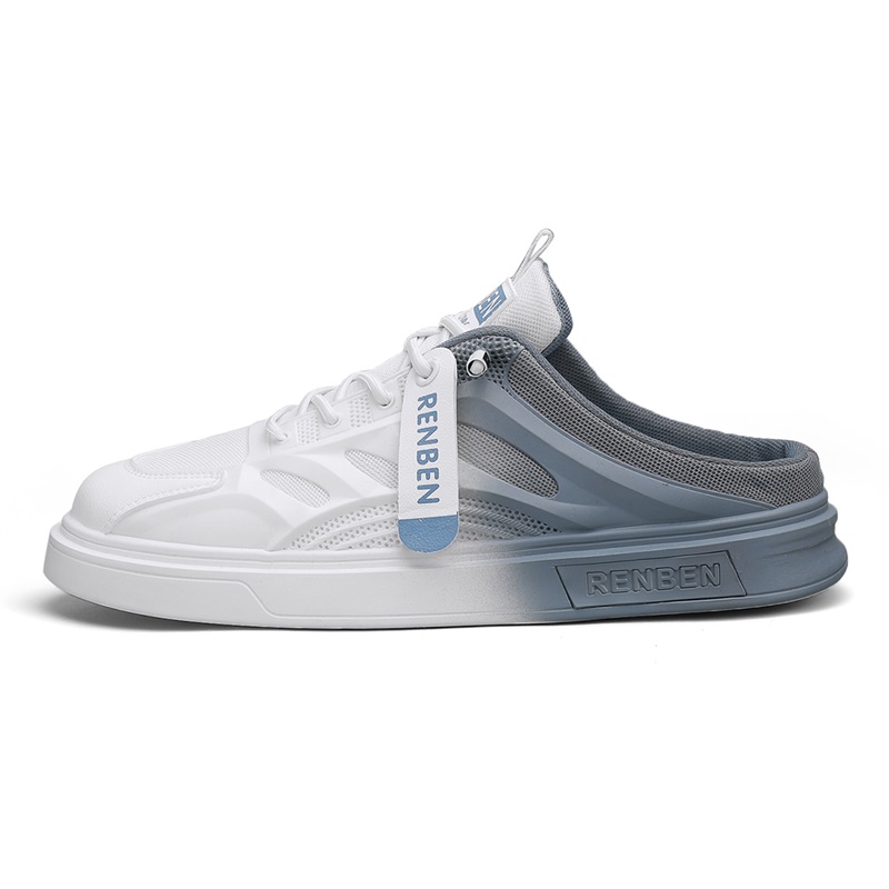 RENBEN Износостойкие сандалии с закрытым носком, мужские, белые, синие
RENBEN Износостойкие сандалии с закрытым носком, мужские, белые, синие