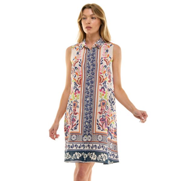 Женское платье с воротником и пуговицами Figueroa & Flower, цвет ivory navy
Женское платье с воротником и пуговицами Figueroa & Flower, цвет ivory navy