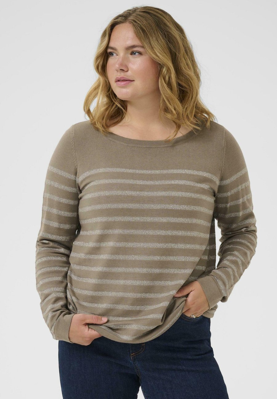 Джемпер Kaffe Curve Jumper, Morel Melange W/Silver Lurex/Brown
Джемпер Kaffe Curve Jumper, Morel Melange W/Silver Lurex/Brown