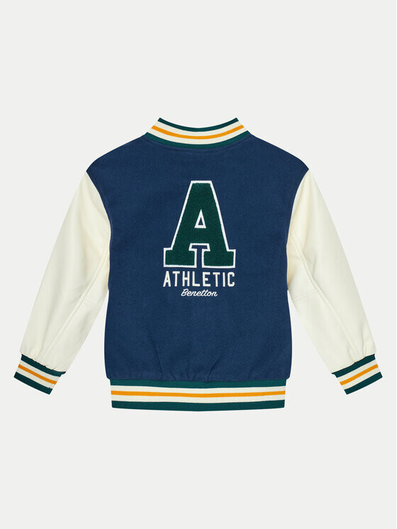 Бомбер стандартного кроя United Colors Of Benetton, синий
Бомбер стандартного кроя United Colors Of Benetton, синий