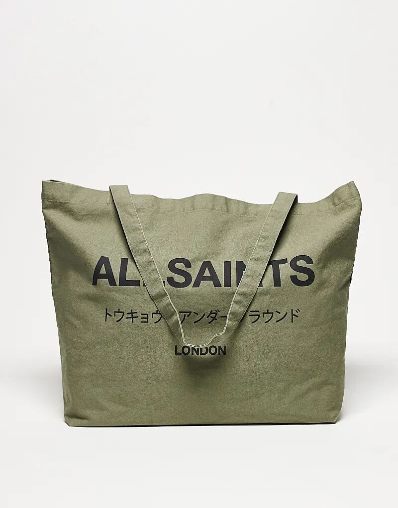 Сумка-шоппер AllSaints Underground Unisex цвета нори-зелёный
Сумка-шоппер AllSaints Underground Unisex цвета нори-зелёный
