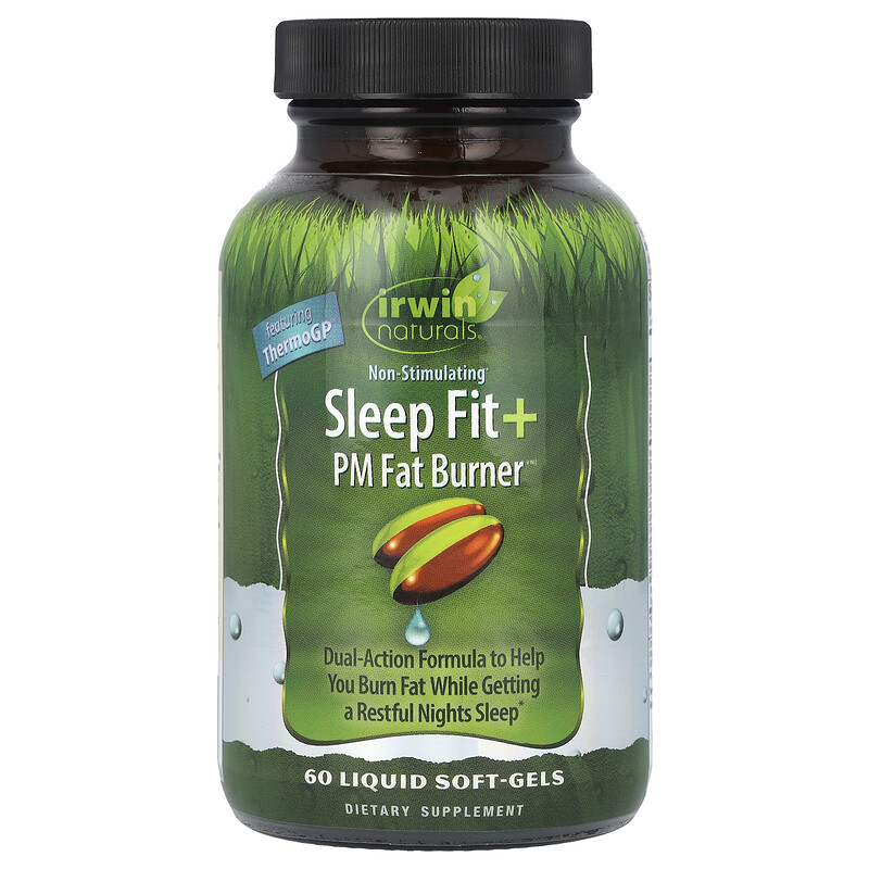 Irwin Naturals, Sleep Fit + PM Fat Burner, 60 Liquid Softgels
Irwin Naturals, Sleep Fit + PM Fat Burner, 60 Liquid Softgels