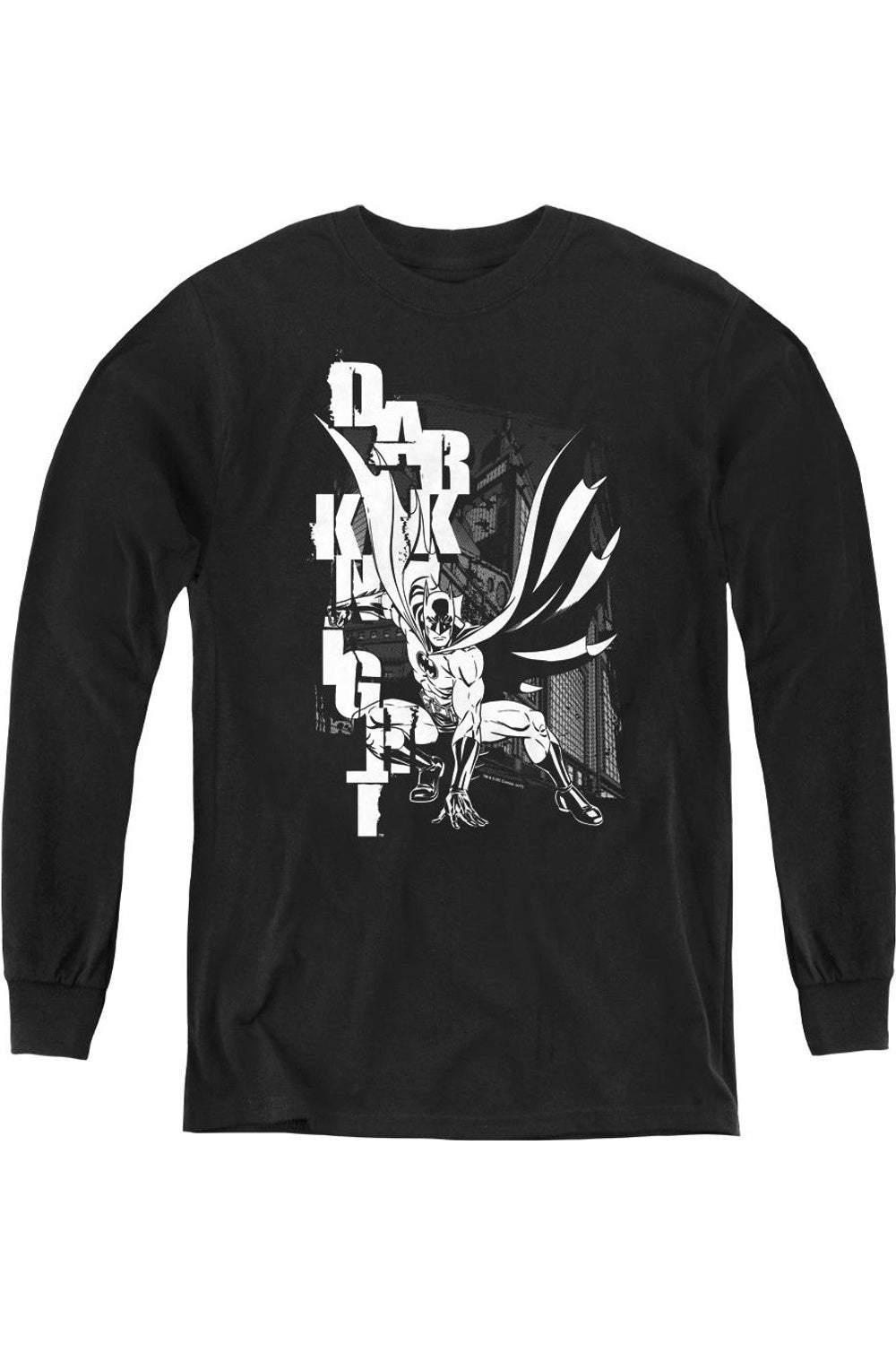 Футболка с длинным рукавом для подростков с вертикальной надписью Batman Gildan, черный
Футболка с длинным рукавом для подростков с вертикальной надписью Batman Gildan, черный