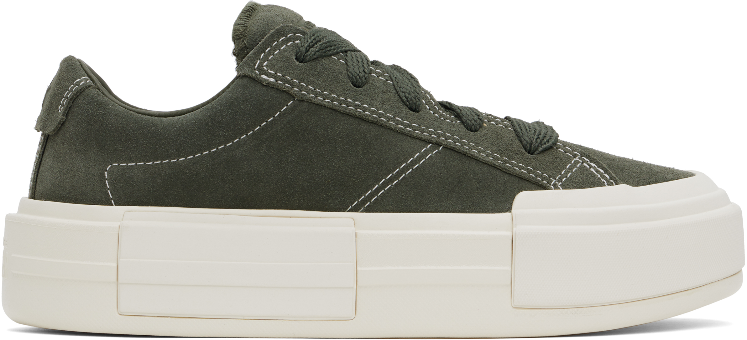 Круизные замшевые кроссовки цвета хаки Converse
Круизные замшевые кроссовки цвета хаки Converse