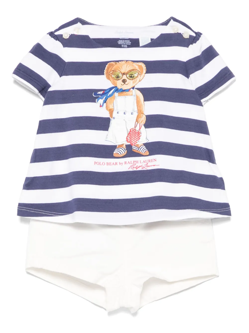 Комплект из футболки и шортов Polo Bear POLO RALPH LAUREN KIDS, белый
Комплект из футболки и шортов Polo Bear POLO RALPH LAUREN KIDS, белый