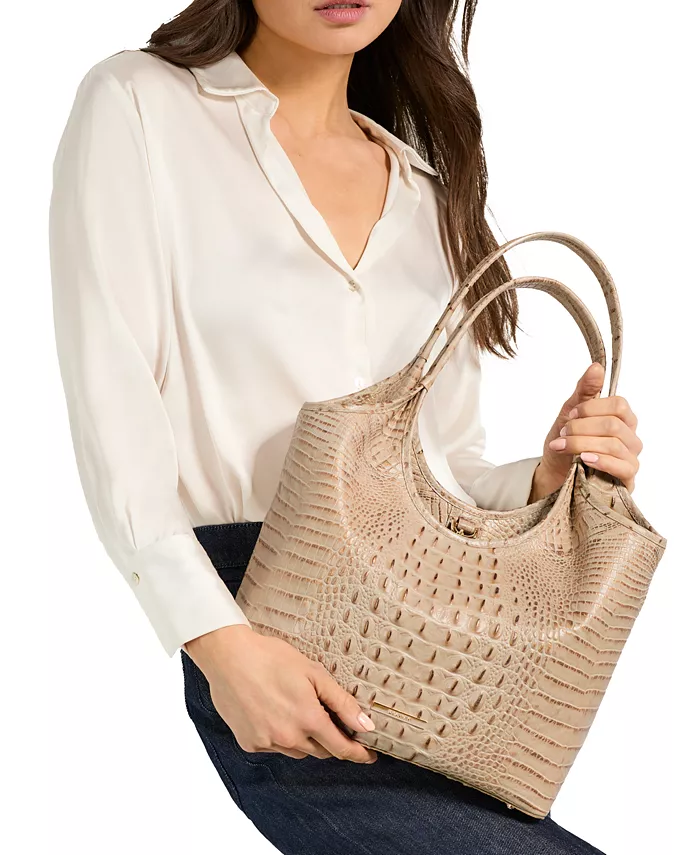 Мельора большая кожаная сумка-тоут Alden Road Brahmin, коричневый/бежевый
Мельора большая кожаная сумка-тоут Alden Road Brahmin, коричневый/бежевый