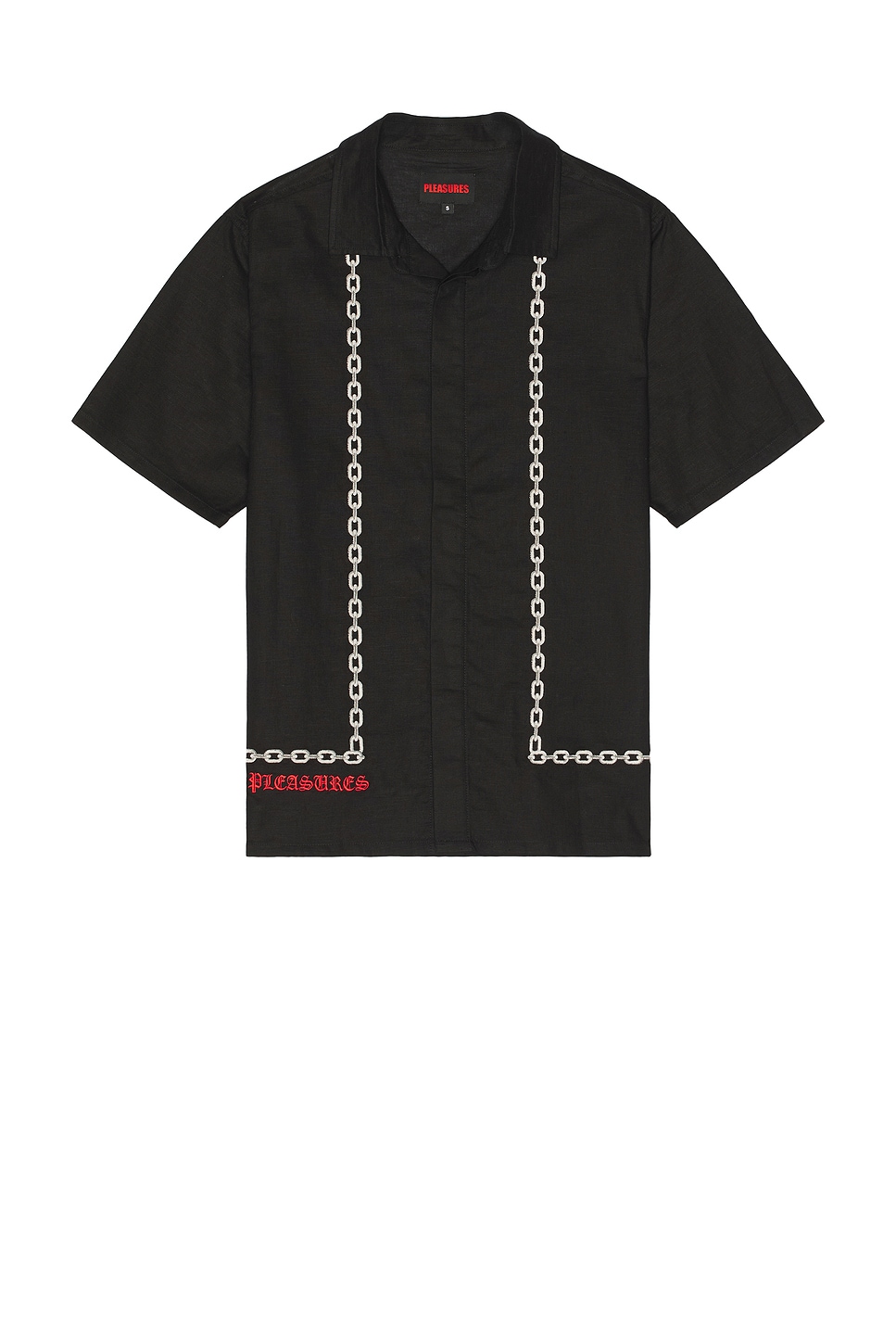 Рубашка на пуговицах Pleasures, black
Рубашка на пуговицах Pleasures, black