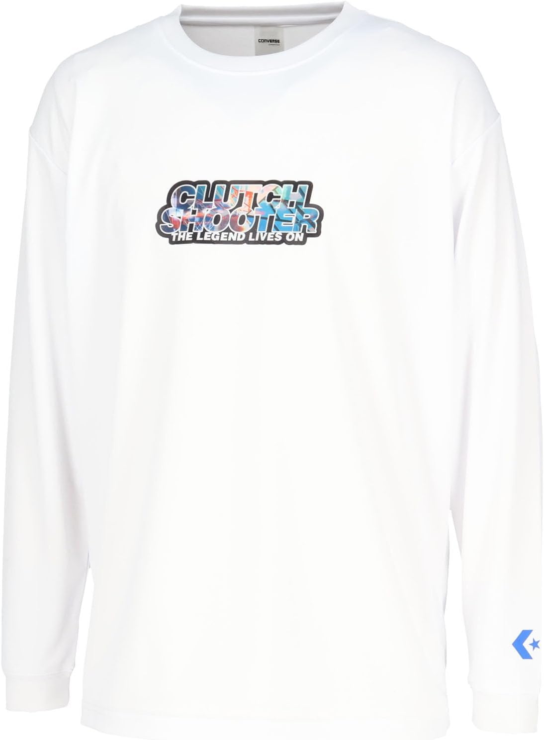 Баскетбольная футболка с длинным рукавом Converse CB252364L, с принтом, влагоотводящая, быстросохнущая, унисекс, белый
Баскетбольная футболка с длинным рукавом Converse CB252364L, с принтом, влагоотводящая, быстросохнущая, унисекс, белый