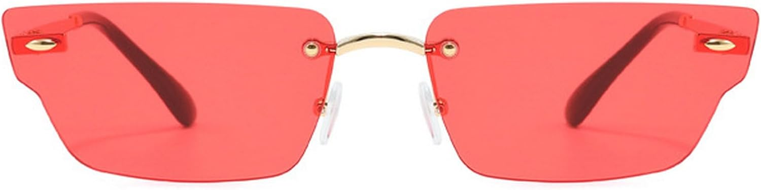 Ретро-солнцезащитные очки неправильной формы, маленькие прямоугольные, женские, без оправы, с прозрачными линзами с градиентом цвета "океан", защита от УФ-излучения UV400, мужские солнцезащитные очки mincl, Red
Ретро-солнцезащитные очки неправильной формы, маленькие прямоугольные, женские, без оправы, с прозрачными линзами с градиентом цвета "океан", защита от УФ-излучения UV400, мужские солнцезащитные очки mincl, Red